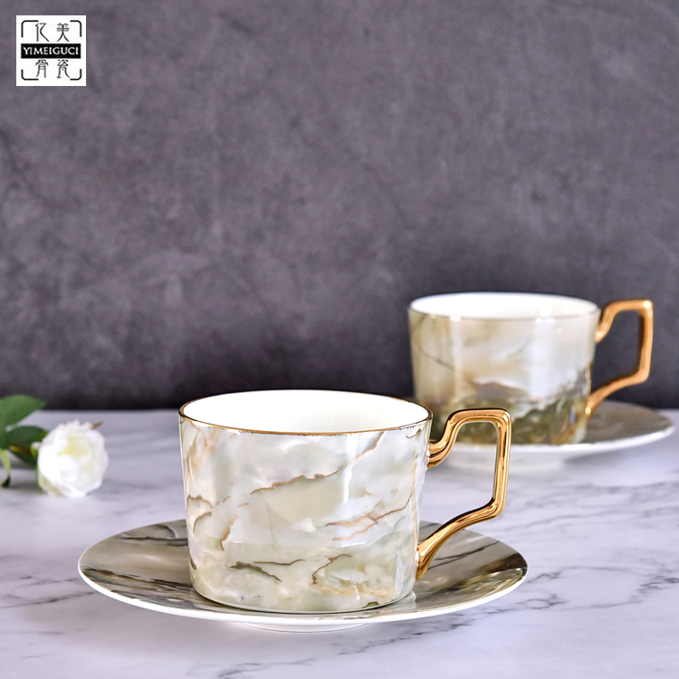 Wholesale Customizable Tangshan Factory Creative Bone China Coffee Set