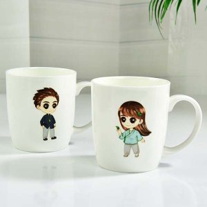 Wholesale Customizable Porcelain Present Advertising Cup