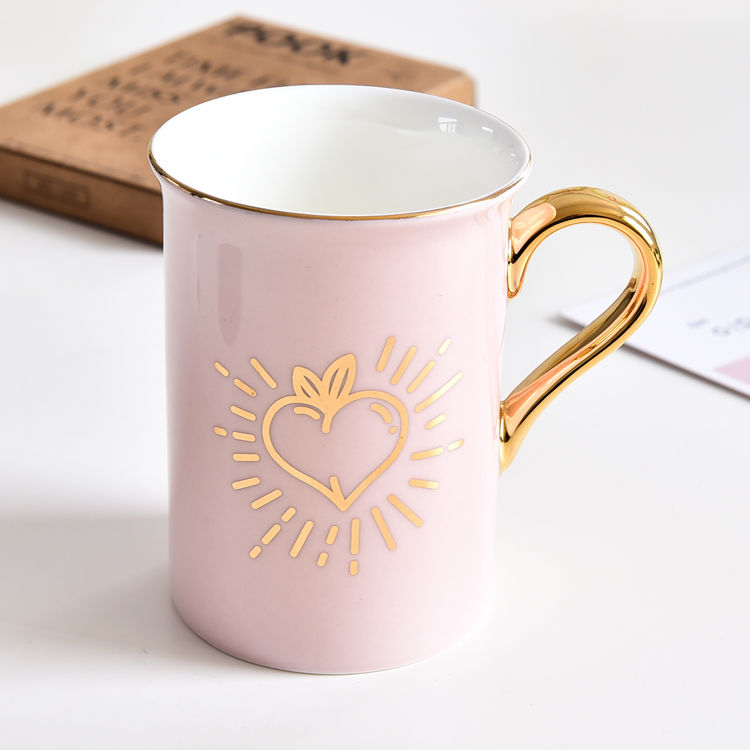 Couple’s Color Glazed Porcelain Mug 1