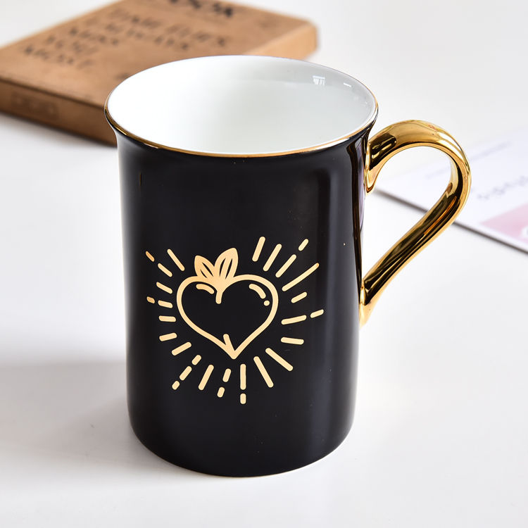 Couple’s Color Glazed Porcelain Mug 1