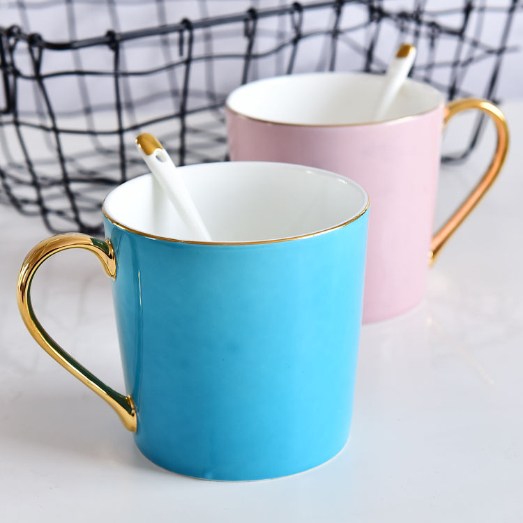 Couple’s Color Glazed Porcelain Mug 2