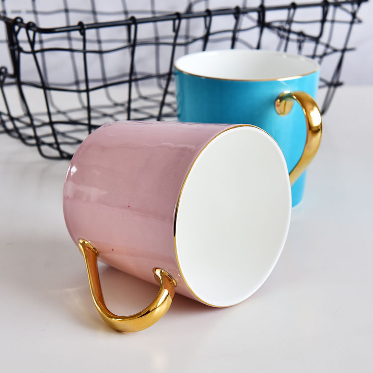 Couple’s Color Glazed Porcelain Mug 2