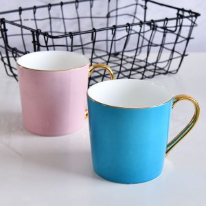 Couple’s Color Glazed Porcelain Mug 2
