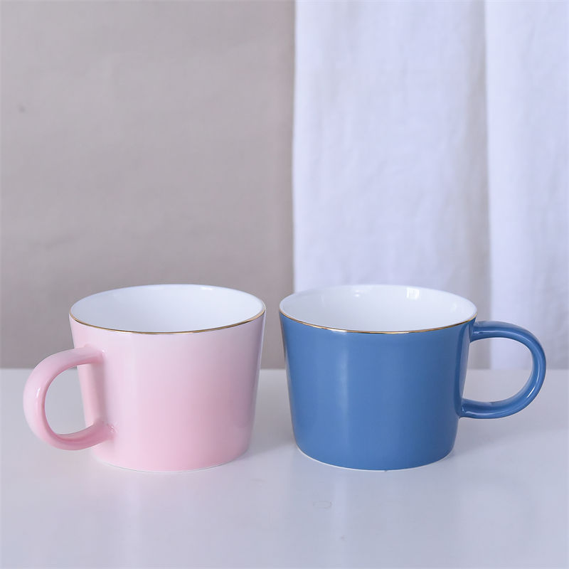 Couple’s Color Glazed Porcelain Mug 3