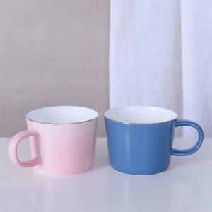 Couple’s Color Glazed Porcelain Mug 3