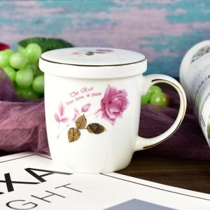 Creative Covered Fat Porcelain Mug