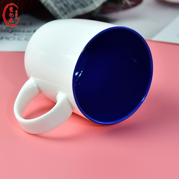 Creative Golden Handle Porcelain Mug