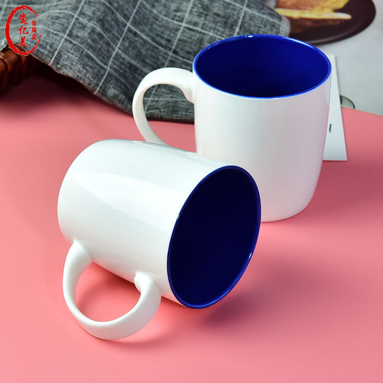 Creative Golden Handle Porcelain Mug