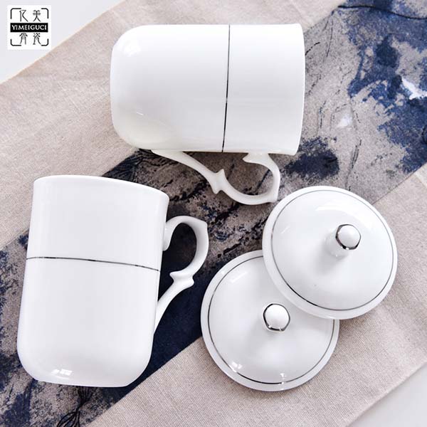 Customizable Logo Porcelain Meeting Tea Cup