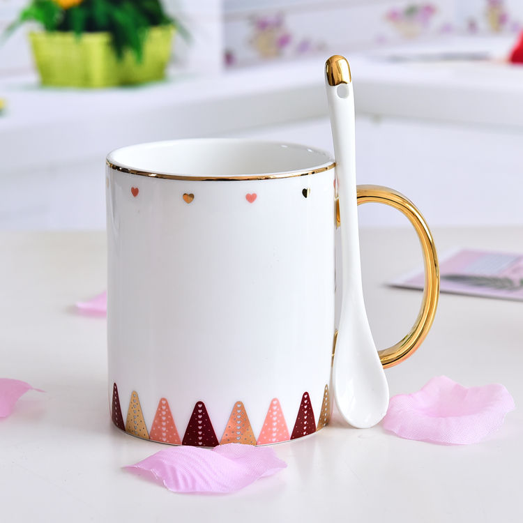 Delicate Pink Porcelain Mug