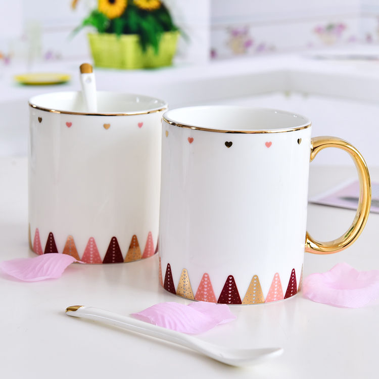 Delicate Pink Porcelain Mug