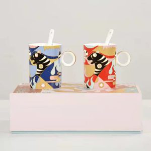 Good Fortune Porcelain Dual Porcelain Present Cups