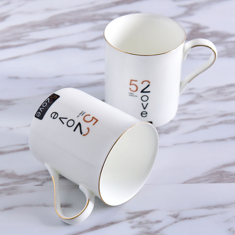 I Love U Porcelain Couple’s Mug