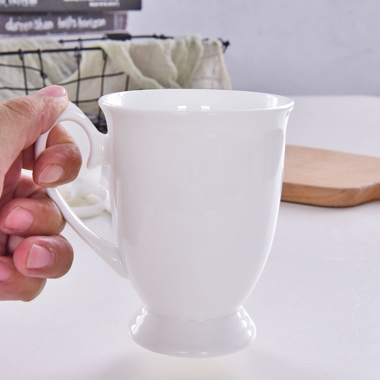 Tall Stem Porcelain Mug
