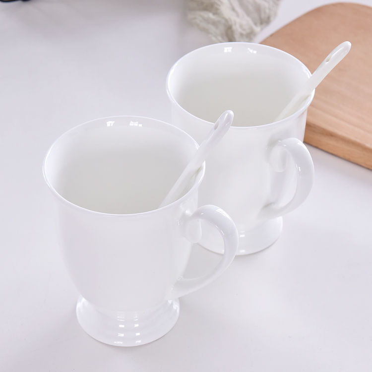 Tall Stem Porcelain Mug