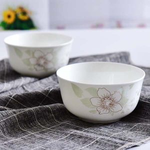 4.5 Inch Porcelain Golden Bell-shaped Bowl