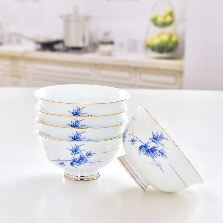 Blue Reflection 4.5 Inch Porcelain Tall Stem Bowl