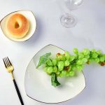 Creative Porcelain 8 Inch Triangle Plate