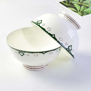 Customizable 6.5 Inch Porcelain Home Use Rice Bowl