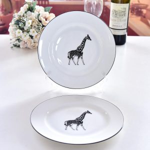 Giraffe Porcelain Flat Plate