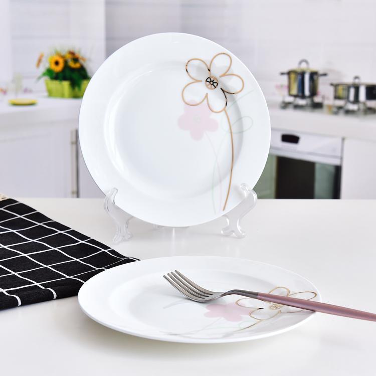 Hanlinger 8 Inch Porcelain Flat Plate