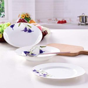 Morning Glory 8 Inch Porcelain Plate