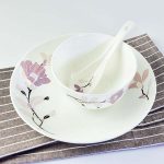 Porcelain Bowl Plate Spoon Dinnerware
