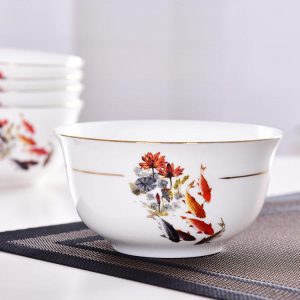 Porcelain Dinnerware Year by Year Enough 4.5 Inch Porcelain Noodle Bowl
