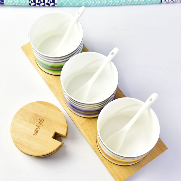 Porcelain Spice Box Kitchenware