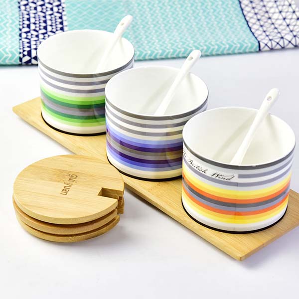 Porcelain Spice Box Kitchenware
