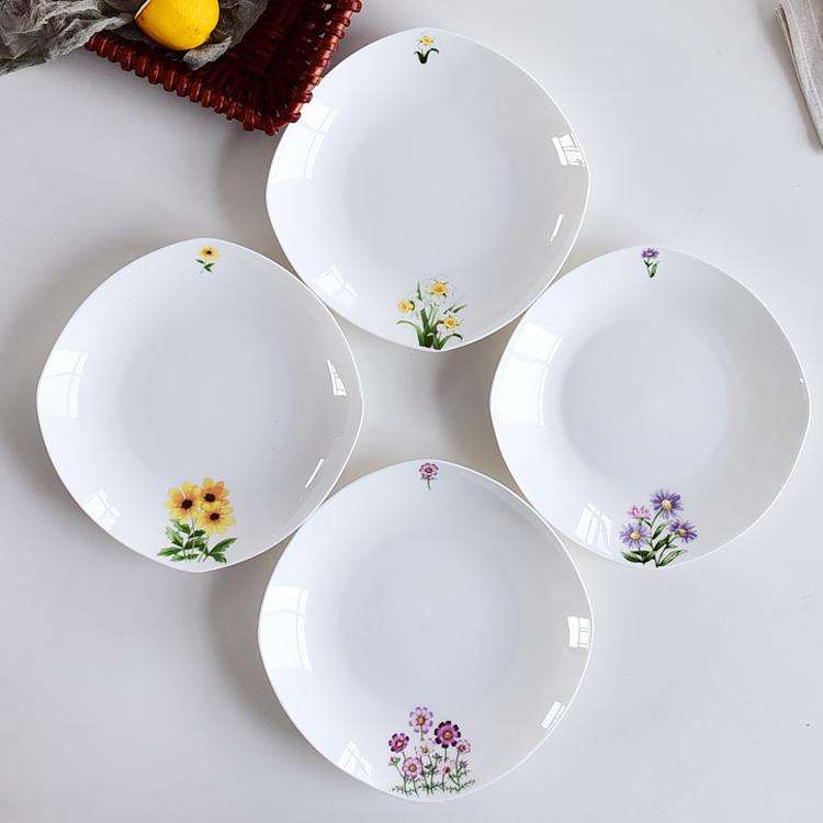 Square Moonlight Porcelain Plate