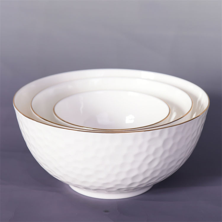 Water Cube Porcelain Bowl